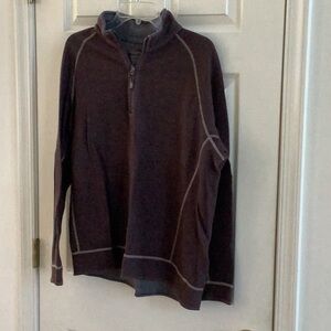 Tommy Bahama 1/4 zip pullover shirt Large